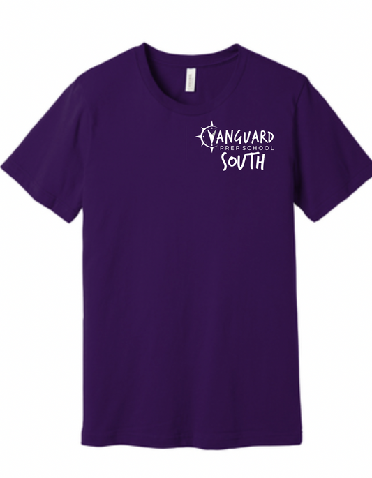 3- Vanguard House Cotton T-shirt - Purple